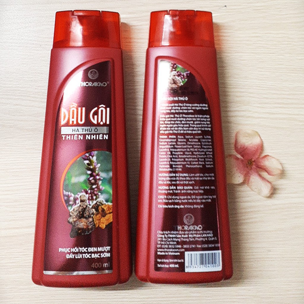 Dầu gội Hà Thủ Ô 400ml - Thorakao