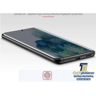 [SHOCKKK ] Tấm kính cường lực trong suốt full keo UV SamSung Galaxy S21 Ultra