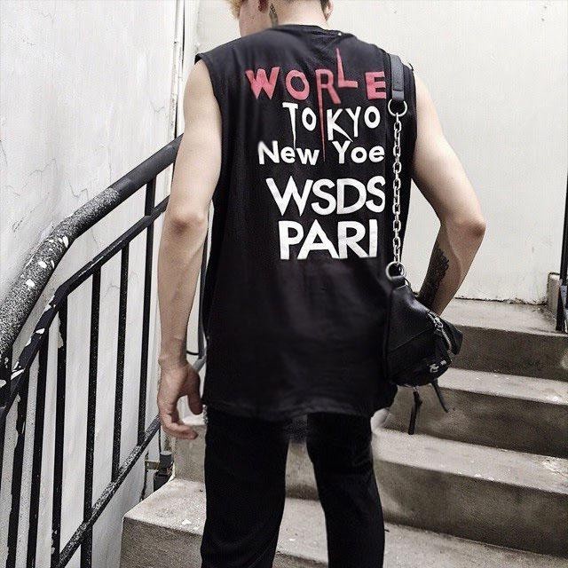 Áo thun Tanktop WORLE Unisex
