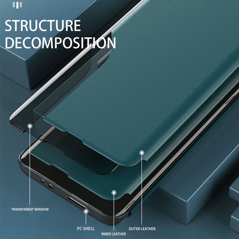 Bao Da Điện Thoại Nắp Lật Từ Tính Thông Minh Cho iPhone 12 13 Pro MAX iPhone 11 12 13 XR XS MAX