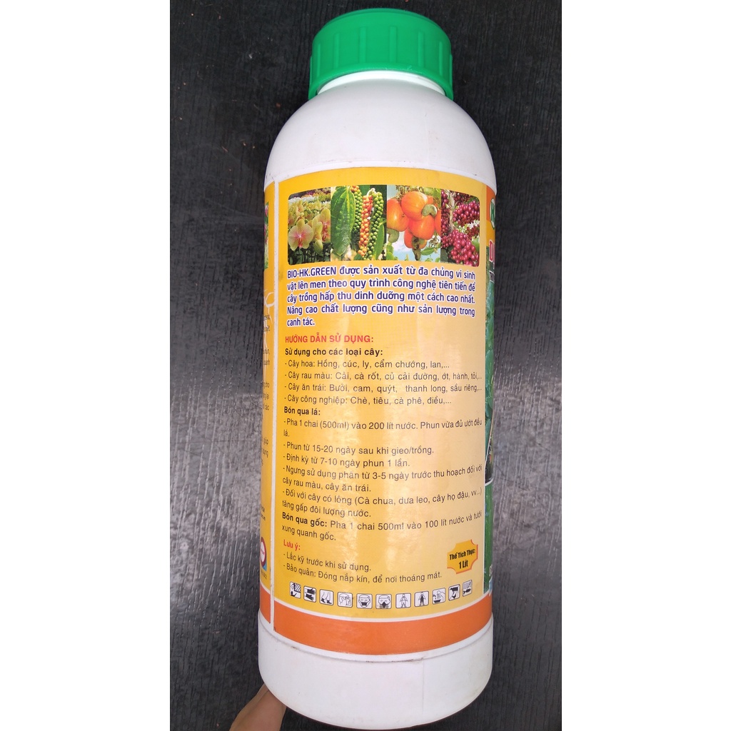 Phân bón cao cấp- Chế phẩm vi sinh cố định đạm - Dịch Trùn Quế Mập búp - Dày lá  - Chai 1000ml