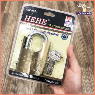 Khóa cửa chống trộm, chống cắt HEHE 60mm kèm theo 4 chìa khóa