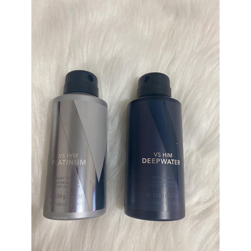 Xịt Toàn Thân Khử Mùi Cho Nam Của Victoria's Secret VS HIM PLATINUM - VS HIM DEEPWATER 104g