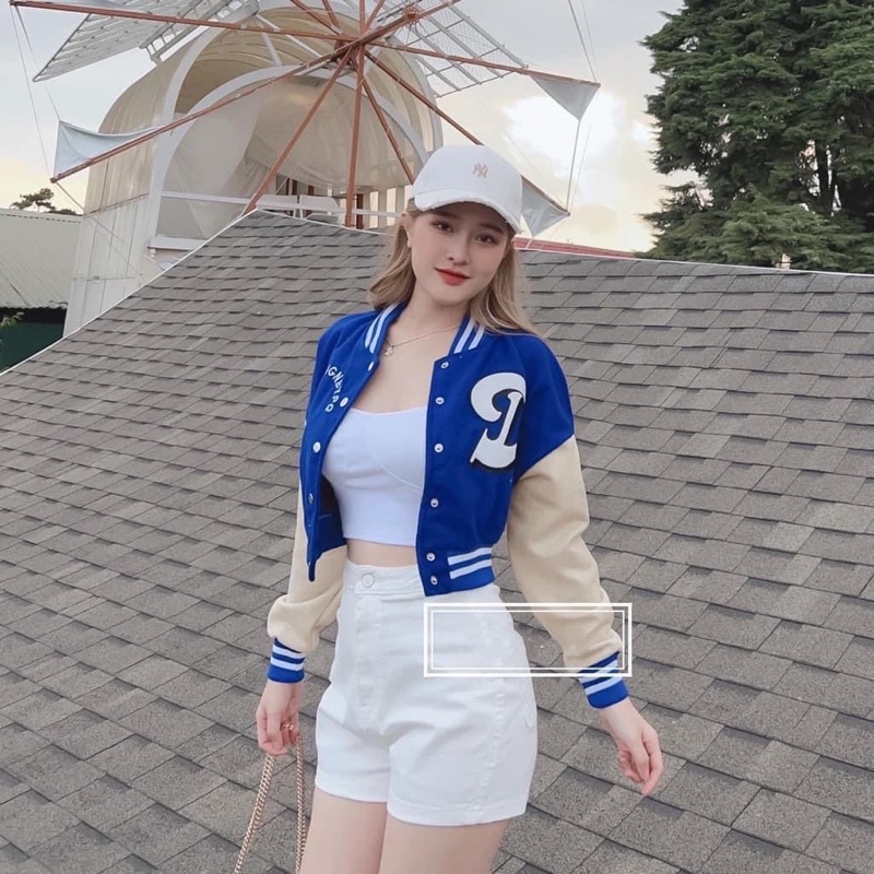 Áo khoác Bomber nỉ ngoại lót bông chữ D dưới 65kg alohashop91