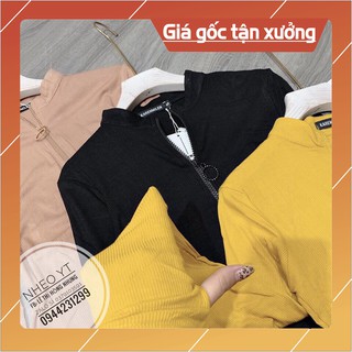 Sản phẩm chất lượng Váy body len tăm khoá kéo cổ lên dáng siêu sexy