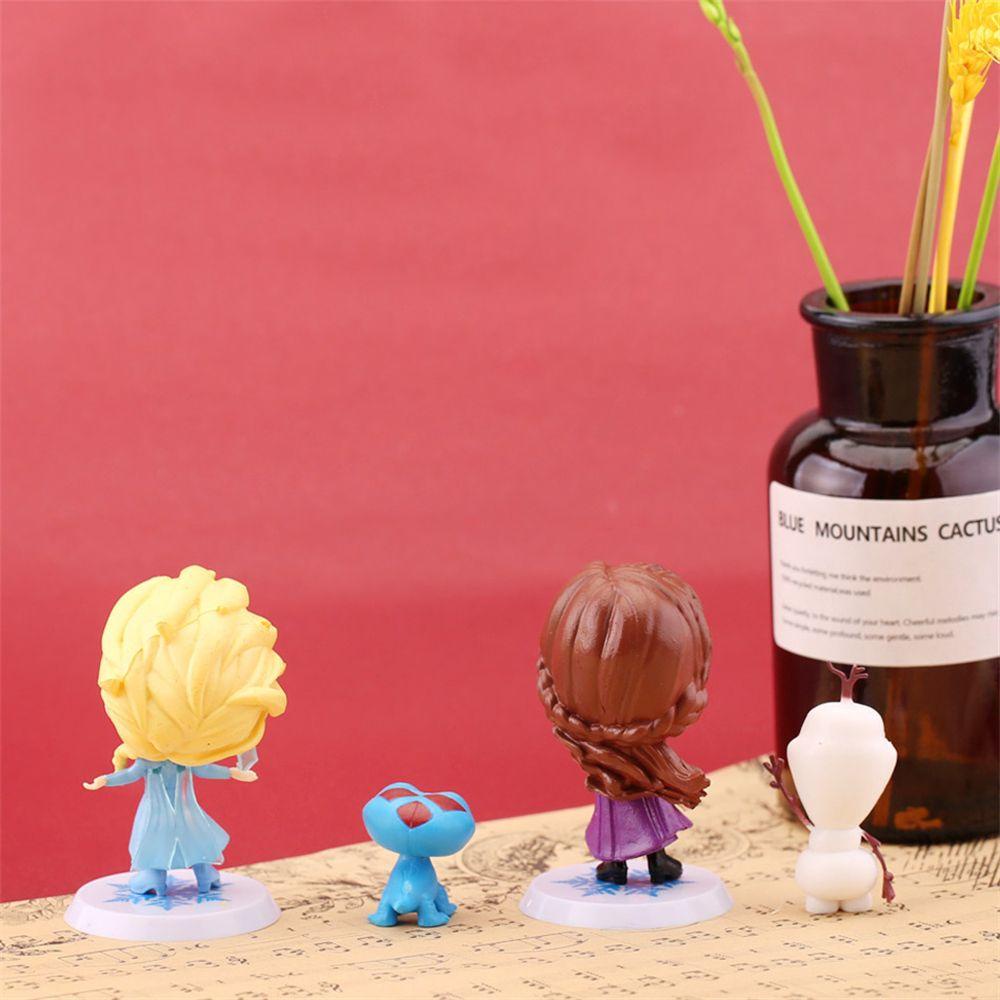 Set 4 Mô Hình Nhân Vật Phim Frozen2 2-8cm