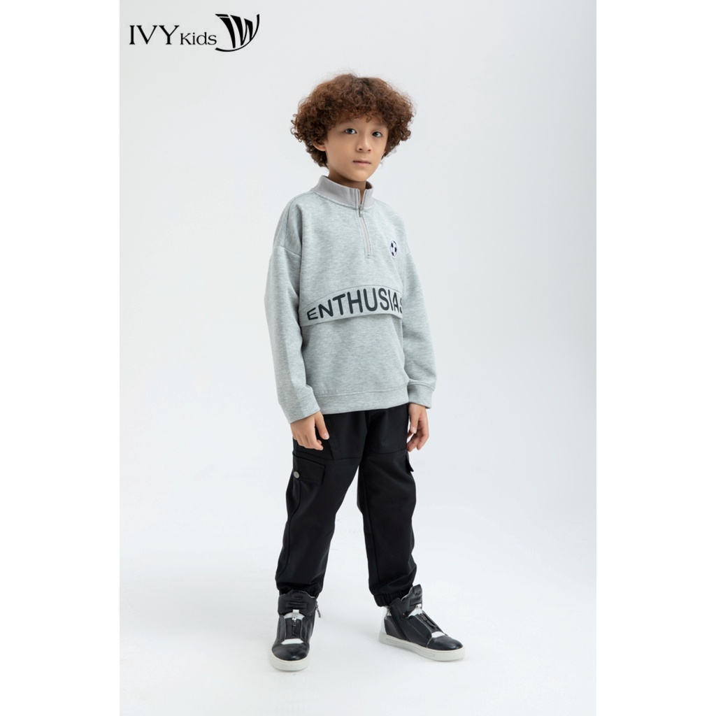 Áo thun bé trai ENTHUSIASM IVY moda MS 58K1078
