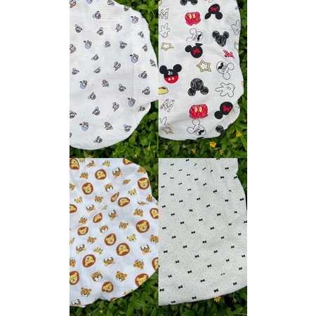 vải xô muslin 2 lớp cao cấp siêu mềm mịn mẫu mới