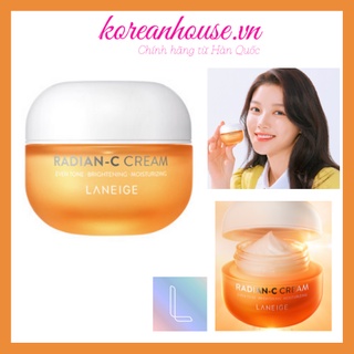 Kem dưỡng trắng nâng tone da laneige radian c cream_vitamin c tone up cream