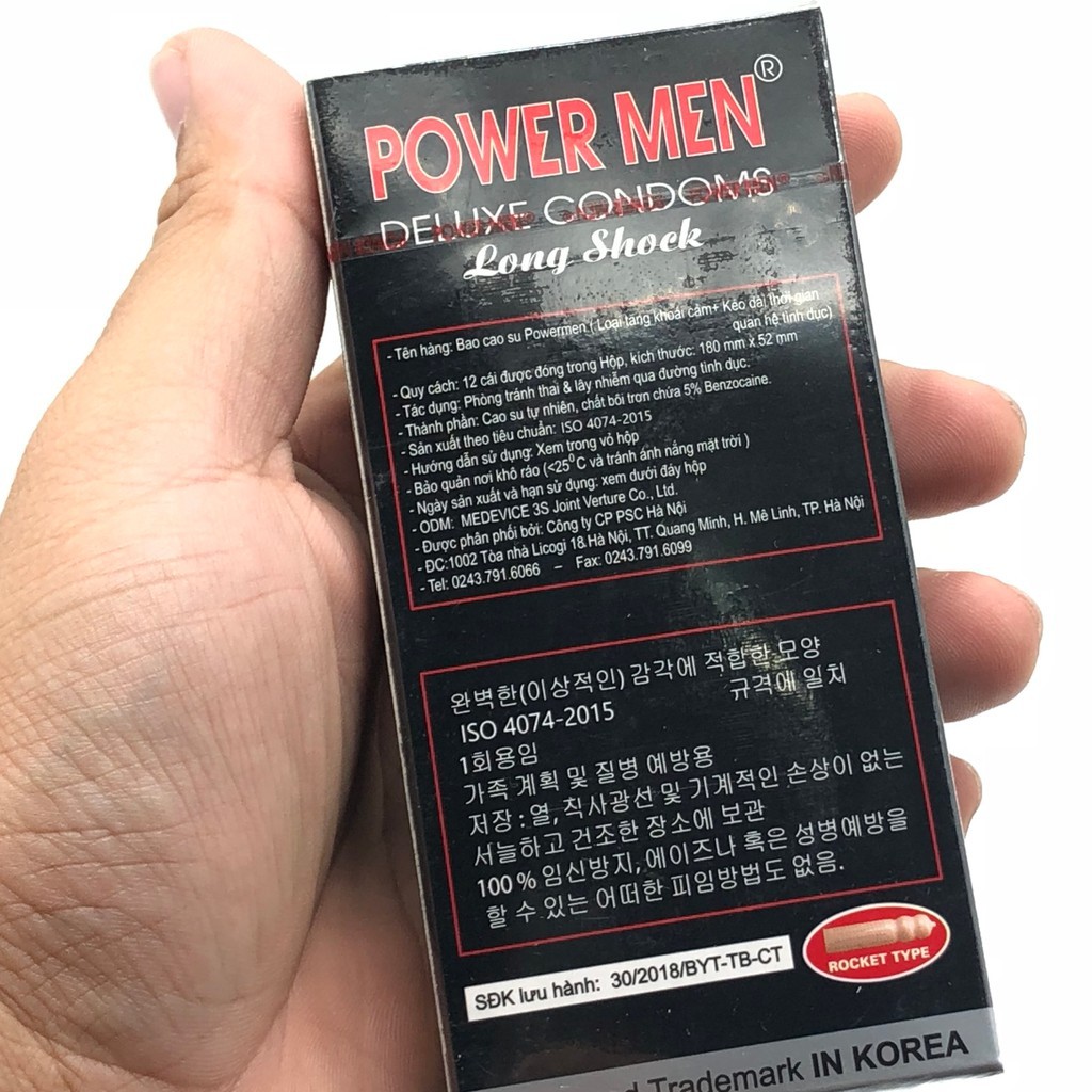 [BỘ SP] Bao Cao Su Power Men[ĐEN-TRĂNG-TRẮNG XANH-NGỌC TRAI]-BỘ SẢN PHẨM TĂNG KHOÁI CẢM-KÉO DÀI THỜI GIAN-CHÍNH HÃNG