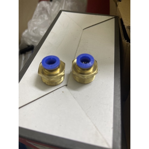 Combo 2 đầu nối ống hơi phi 8 zen 17mm