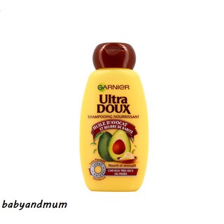 Hàng Pháp - Dầu gội Garnier Ultra doux chiết xuất quả bơ 250ml