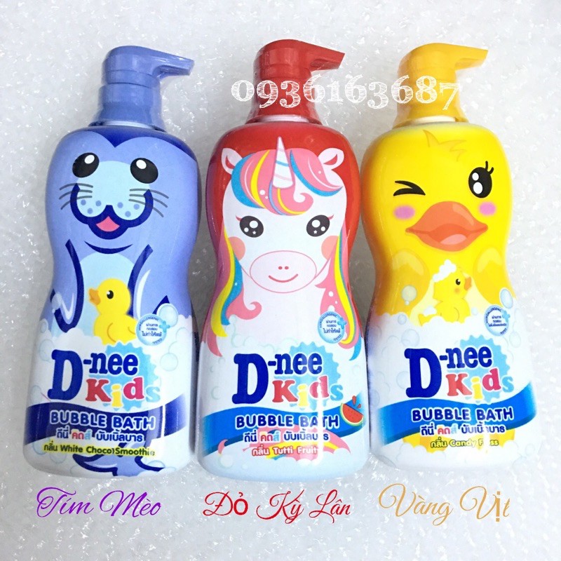 🌺 [Đủ màu) Sữa Tắm D_nee Kids Thái lan cho bé 400ml