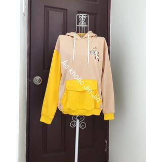 Áo hoodie túi hộp gà cute - hình shop tự chụp
