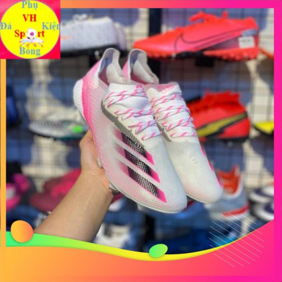 SẴN Giày đá bóng sân cỏ tự nhiên Adidas X 20.1 FG Hồng Trắng :