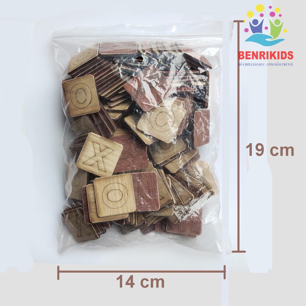 Đồ Chơi Trí Tuệ Cờ Caro Kết Hợp SuDoKu 9x9 Bằng Gỗ BENRIKIDS Kích Thích Tư Duy