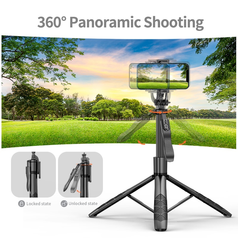 Gậy Tự Sướng Không Dây L16 1530mm Có Thể Gập Lại Cho Máy Ảnh Hành Động Gopro