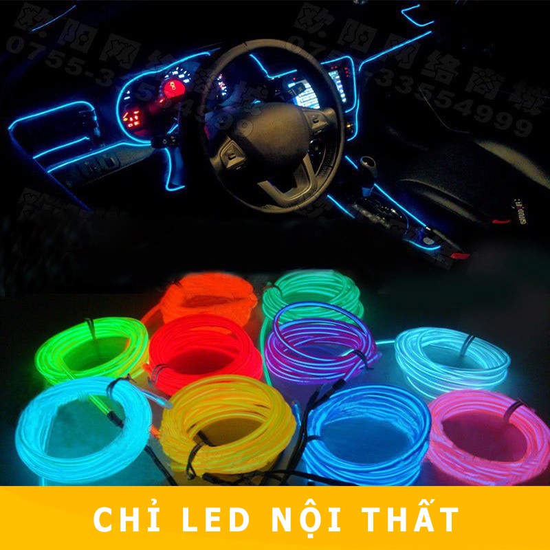 Chỉ LED Nội Thất Xe Hơi Ô Tô . Độ Viền LED Nội Thất | Shopee Việt Nam