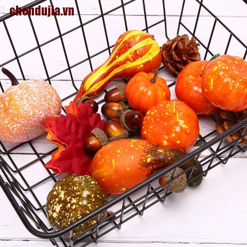 Bộ 50 phụ kiện thực vật nhân tạo dùng trang trí Halloween