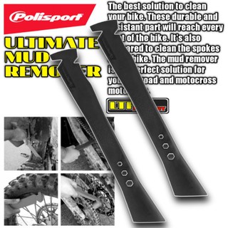 Bùn vệ sinh xe máy màu đen Polisport ULTIMATE