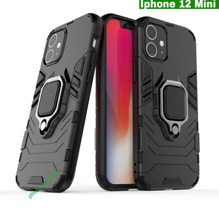 Ốp lưng iron man iring iphone 12 mini chống sốc nhẫn hút ô tô
