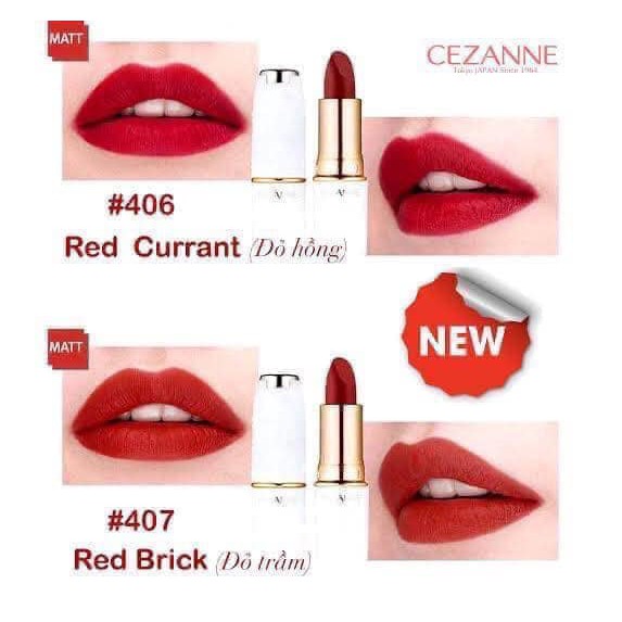 Son lì Cezanne Lasting Lip Color N KHÔNG CHÌ