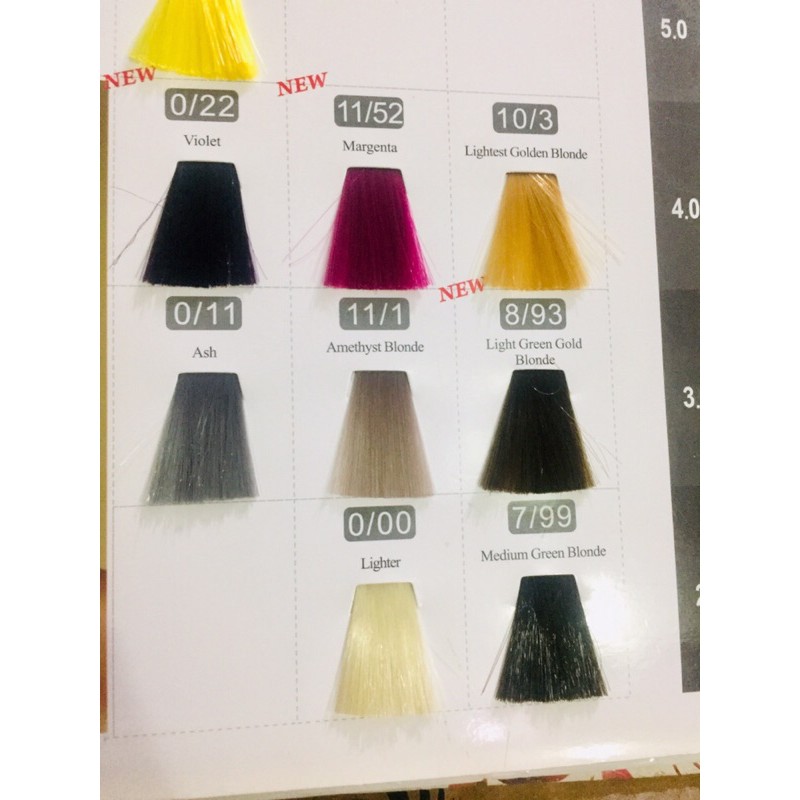 Thuốc nhuộm tóc colorline màu thời trang tự chọn (k kèm oxy trợ nhuộm)