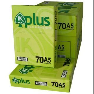Giấy in A5 Plus (Kích thước nhỏ bằng 1/2 giấy A4) định lượng 70gsm/500 tờ
