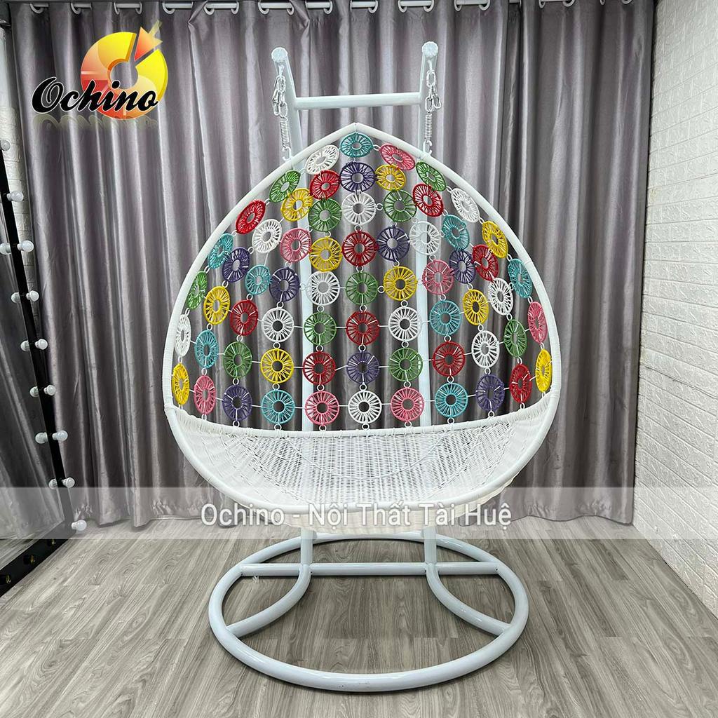 Xích Đu Hoa Đôi Để Sân Vườn Và Ban Công Hiện Đại