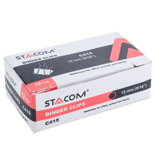 Kẹp Bướm Đen Stacom C415 (15mm)