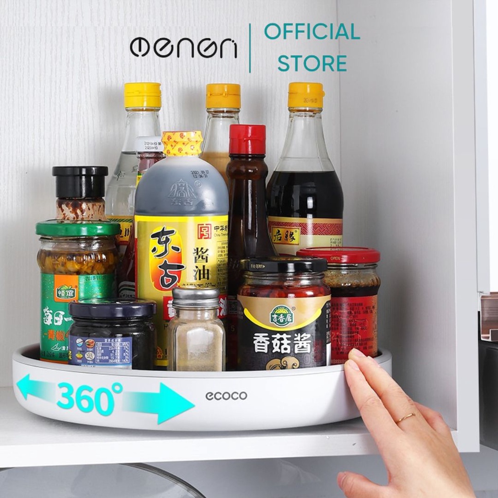 Đế Xoay Đựng Gia Vị ECOCO OENEN Đa Năng Chất Liệu Nhựa PP Đường Kính 25-30cm Oenon