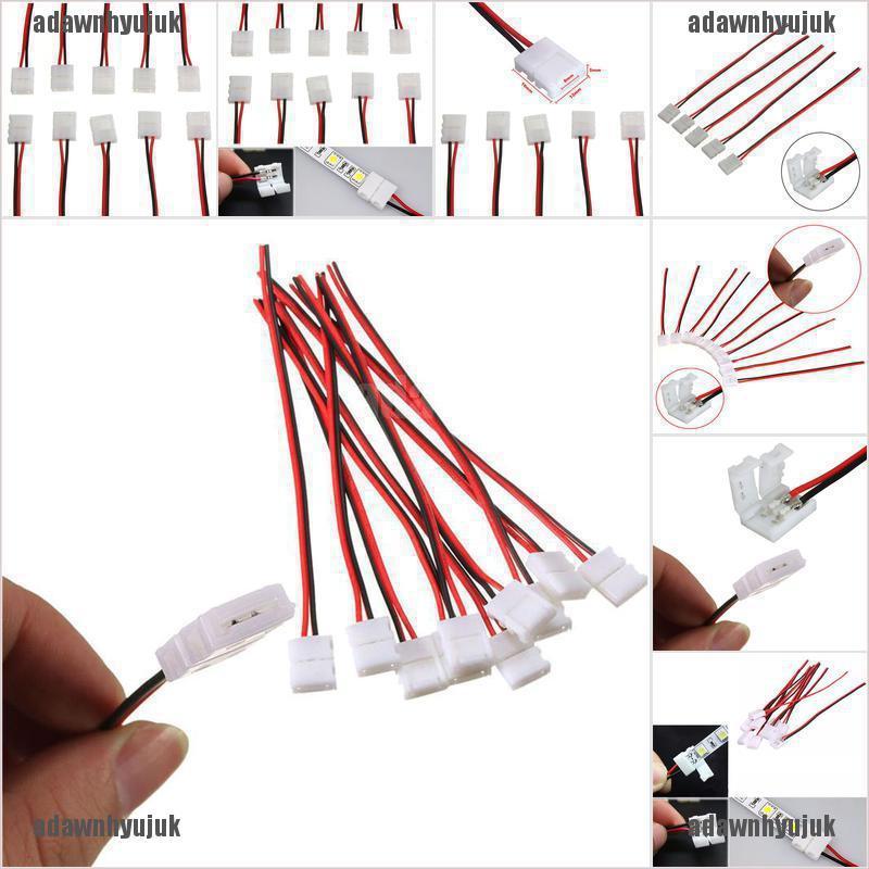 Bộ 10 Đầu Nối Dây Đèn Led 2 Pin 3528 / 5050 | BigBuy360 - bigbuy360.vn