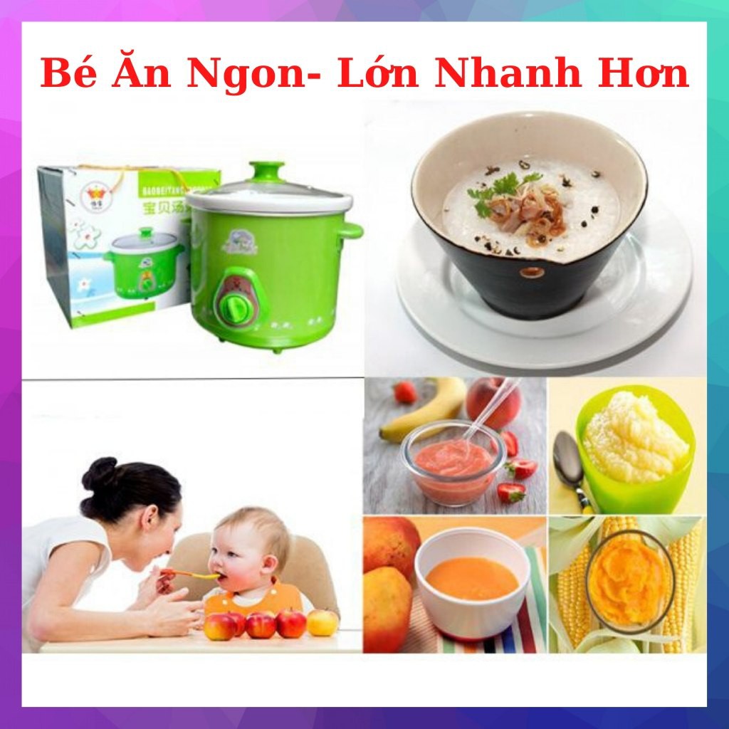 Nồi Nấu Cháo Chậm Kho Cá Giữ Lại 100% Chất [ BẢO HÀNH 12 THÁNG]