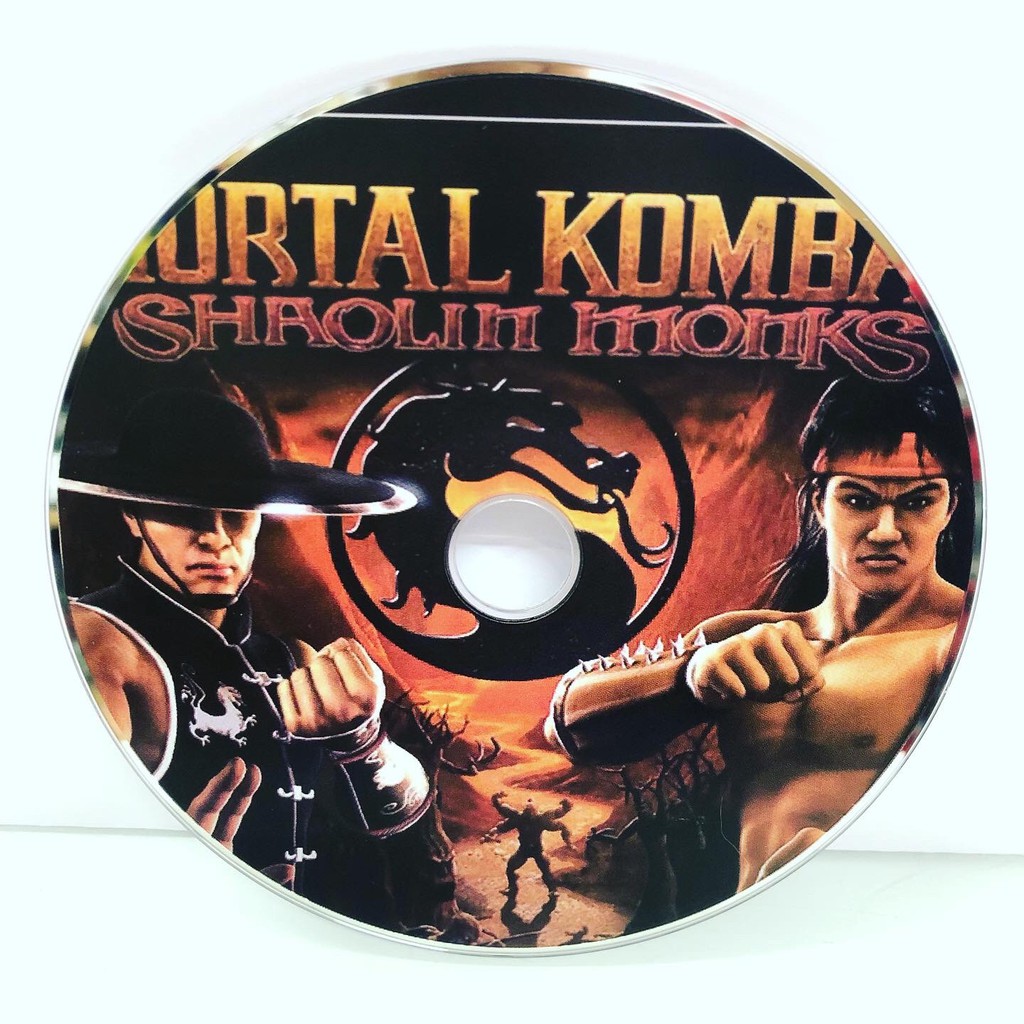 Đĩa Game PS2 - Rồng Đen Phiêu Lưu - Mortal Kombat: Shaolin Monks