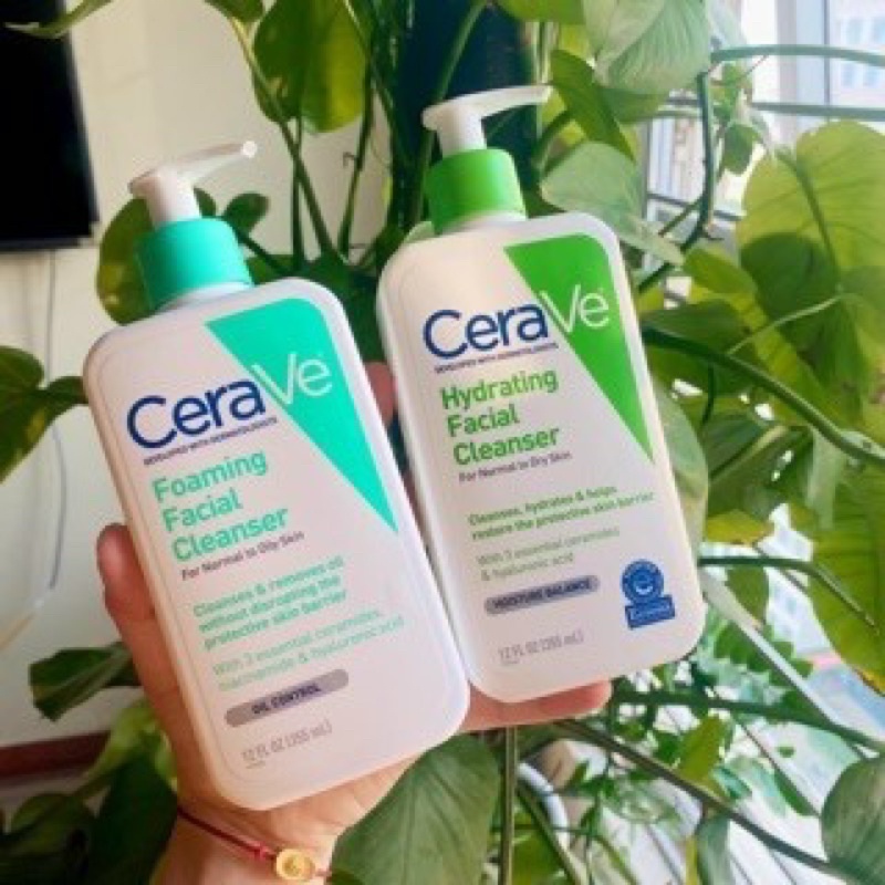 [HÀNG CHUẨN] Sữa rửa mặt 𝗖𝗘𝗥𝗔𝗩𝗘 Hydrating Facial Cleanser