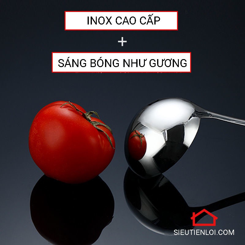 Muỗng Canh Lọc Dầu Mỡ Thông Minh Inox 304 Hàng Loại 1 Cao Cấp - Bảo Vệ Sức Khỏe, Muôi Vá Giá Múc Canh Siêu Tiện Lợi