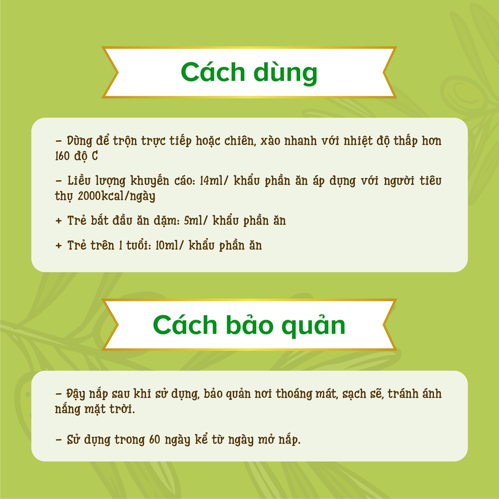 Dầu Olive Nguyên Chất Cho Bé Ăn Dặm Hiệu Dintel - Dintel Olive Oil HiPP (Chai Thủy Tinh) 100ml