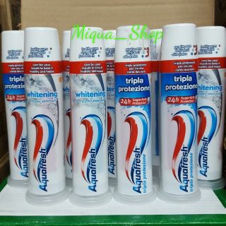 (Mẫu mới)Kem Đánh Răng Aquafresh Fresh & Minty 100ml của Anh
