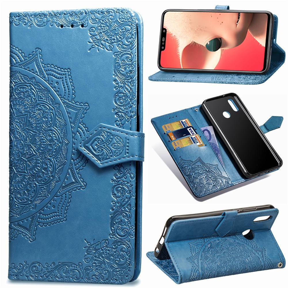 Case For Huawei nova 3i Classic Pattern Design Flip Wallet Case Cover