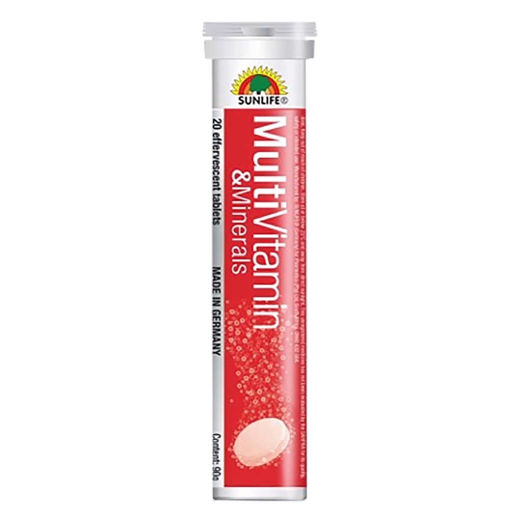 Viên Sủi Vitamin Tổng Hợp Sunlife Multivitamin And Minerals Giúp Tăng Cường Sức Khỏe & Sức Đề Kháng