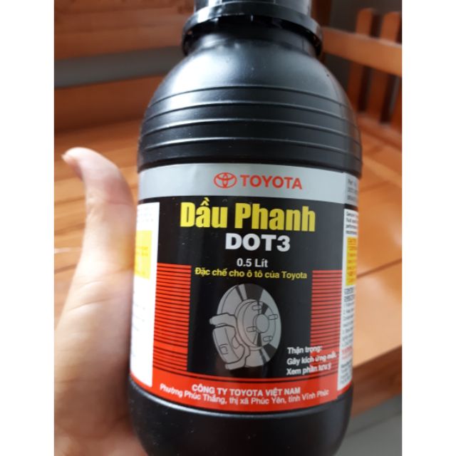 DẦU PHANH DOT3 CHO Ô TÔ