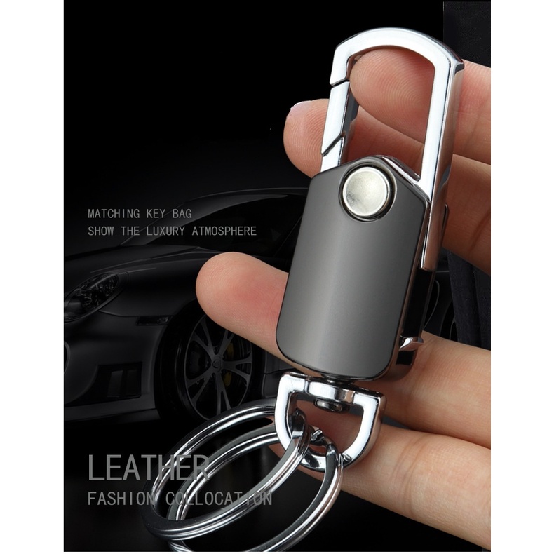 Móc Khóa Kim Loại Hình Dao Xoay Đa Năng