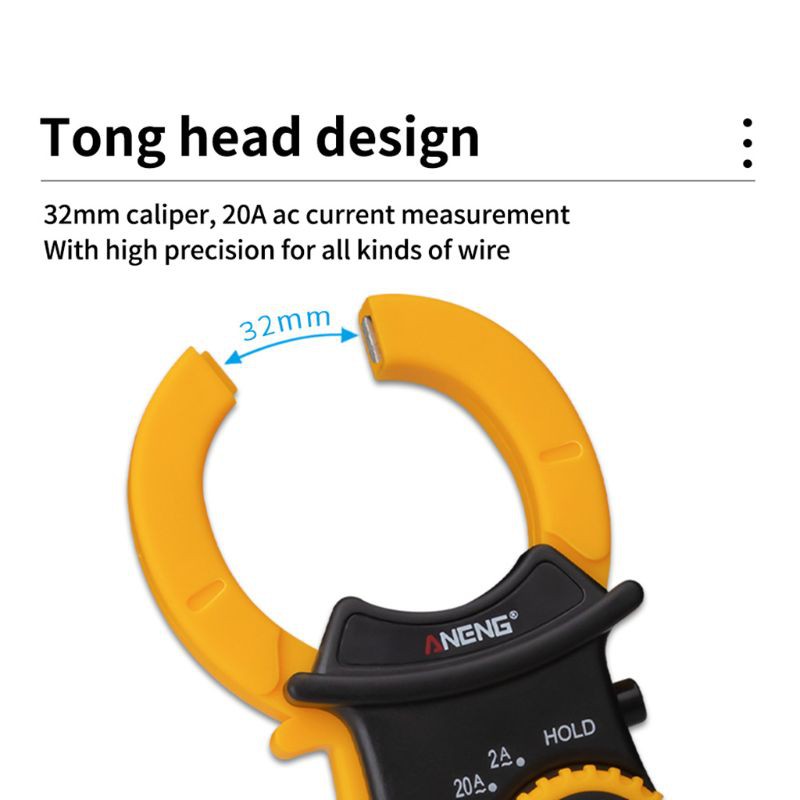 Kẹp Đồng Hồ Đo Điện Vạn Năng Dt3266F