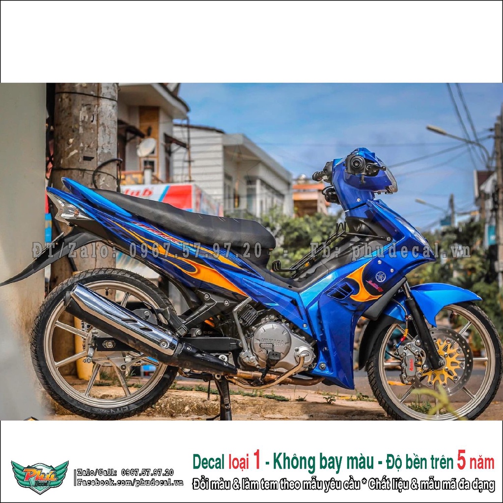 Tem rời Exciter 2006 xanh lửa (2)