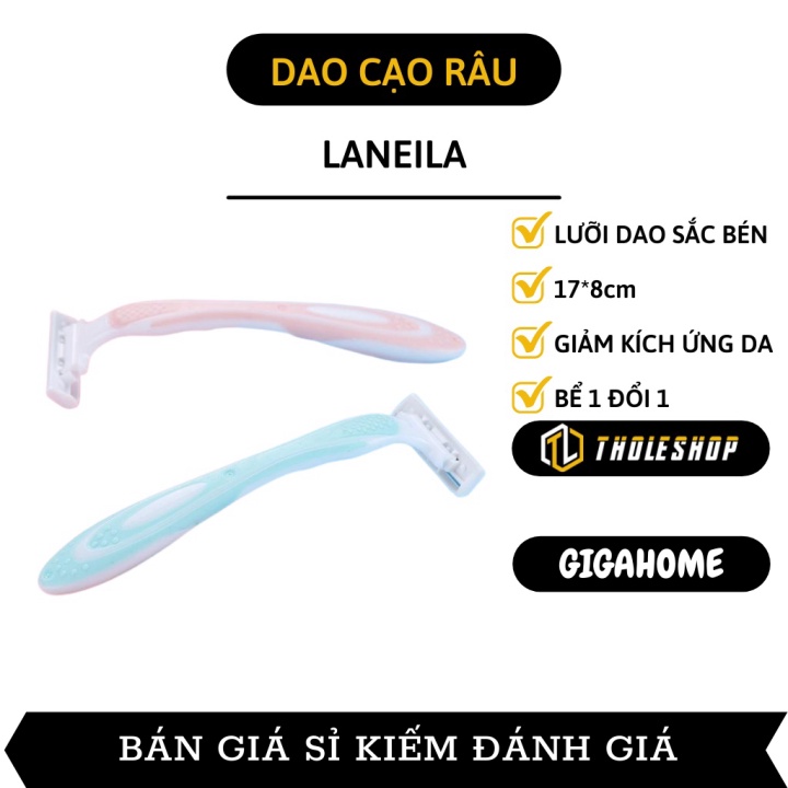 Dao Cạo Râu GIGAHOME Dao Cạo Dành Cho Nữ Laneila, Giảm Kích Ứng Da, Có Thể Tái Sử Dụng 7364
