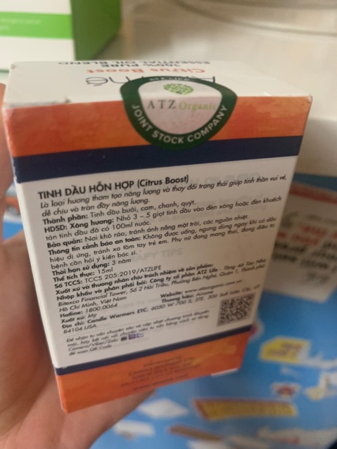 Tinh dầu ATZ Organic