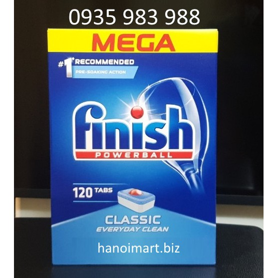 Viên rửa bát Finish 120 viên - Hanoimart