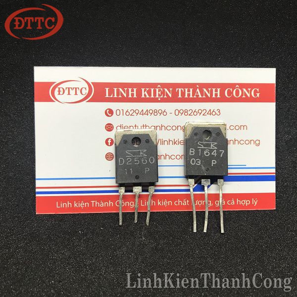 Cặp B1647 D2560 Sanken Tháo Máy