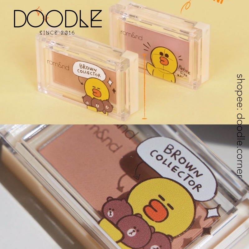 [LINE FRIENDS] Phấn má hồng dạng nén mini Romand Better Than Cheek 1.4g (Có Sẵn)