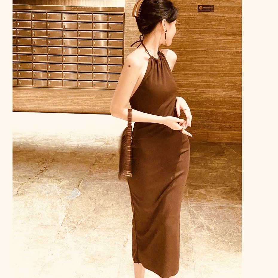 Đầm Body Ôm Sexy Nữ, Đầm thun gân cột dây | BigBuy360 - bigbuy360.vn